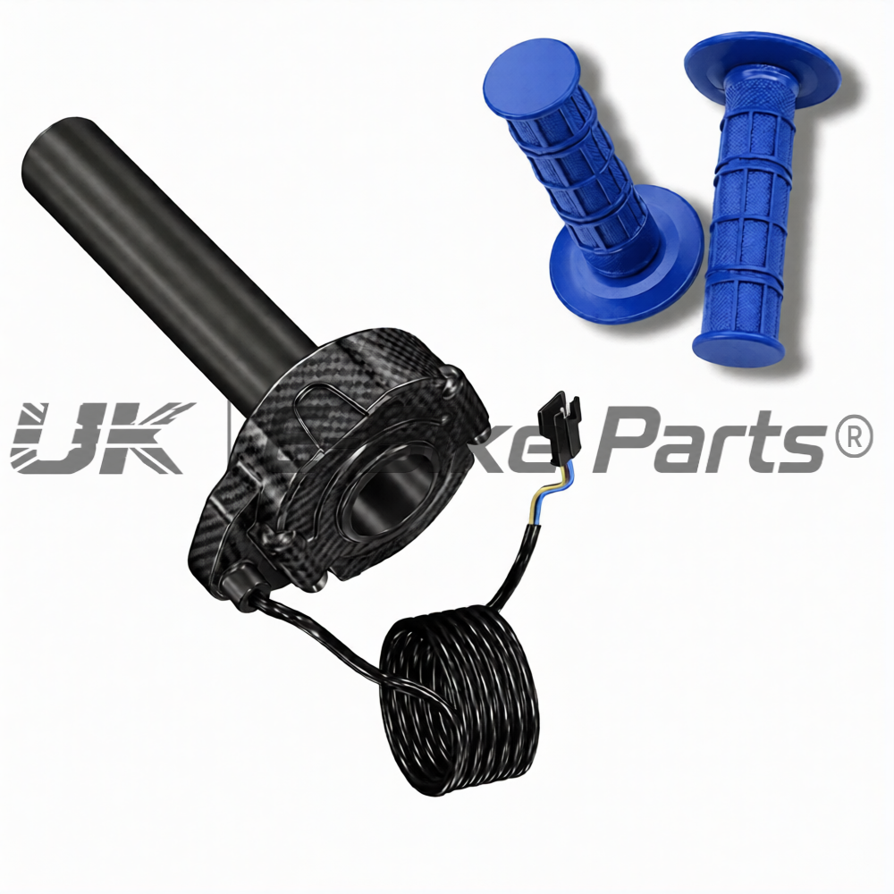 Carbon SurRon Throttle Twist Grips Waffle Grip All Colours 3 Pin SM JST Plug UK