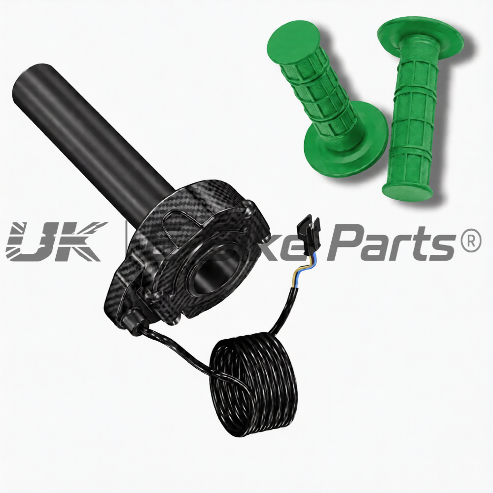 Carbon SurRon Throttle Twist Grips Waffle Grip All Colours 3 Pin SM JST Plug UK