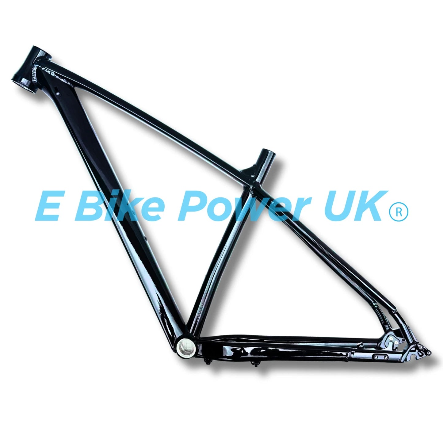 MTB Aluminum Frame Size Medium Large Gloss Black 26″ 27.5″ 29″ Wheel Size Trek Style