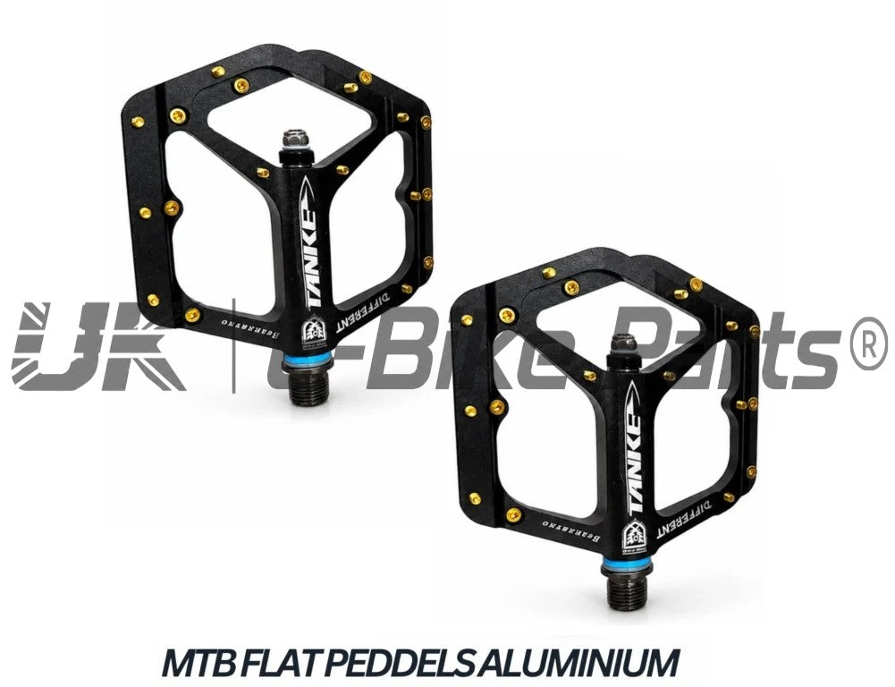 TANKE MTB Bike Pedals Flat Sealed Bearing 9/16″ Aluminium Alloy Bicycle Pedals