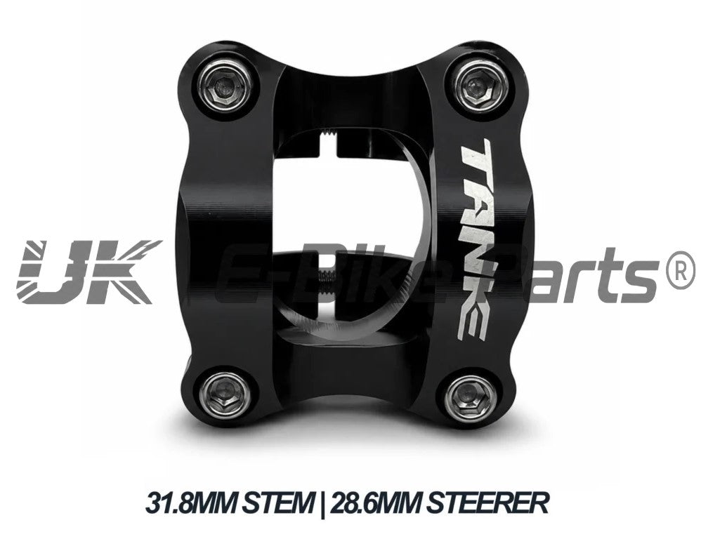 Black MTB Bike Stem Aluminum Alloy Ultralight High Strength Short 35mm/31.8mm