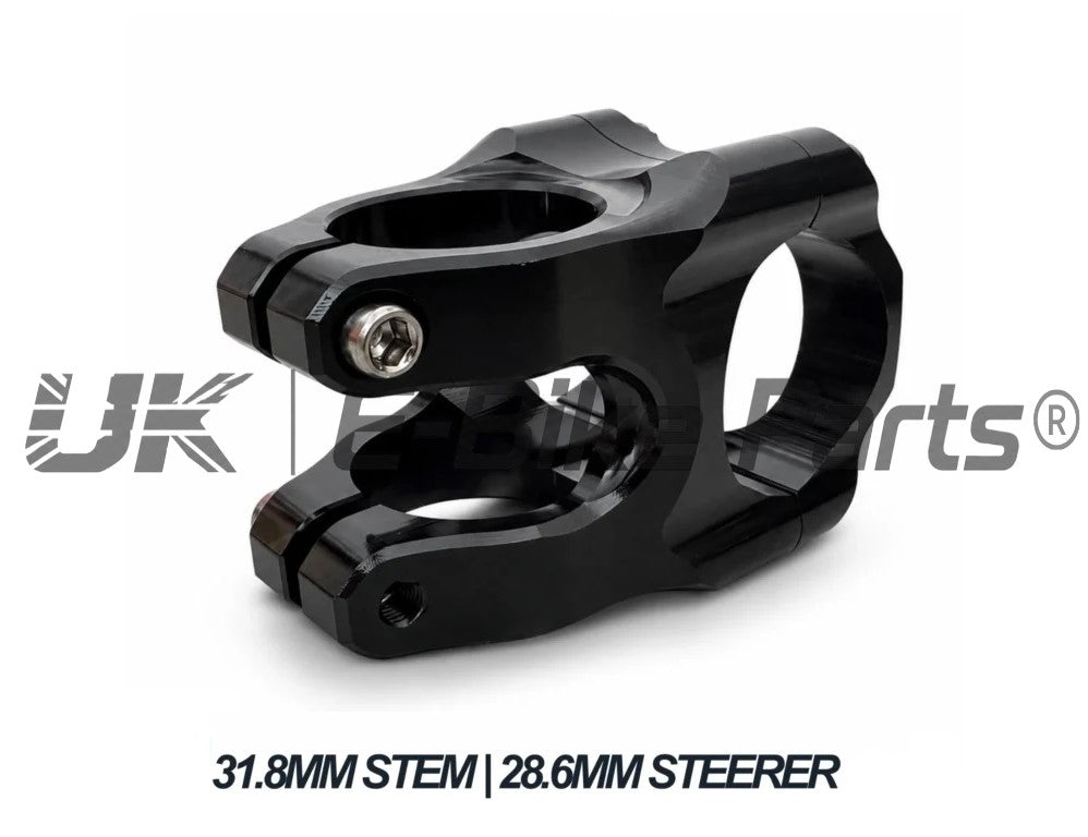 Black MTB Bike Stem Aluminum Alloy Ultralight High Strength Short 35mm/31.8mm