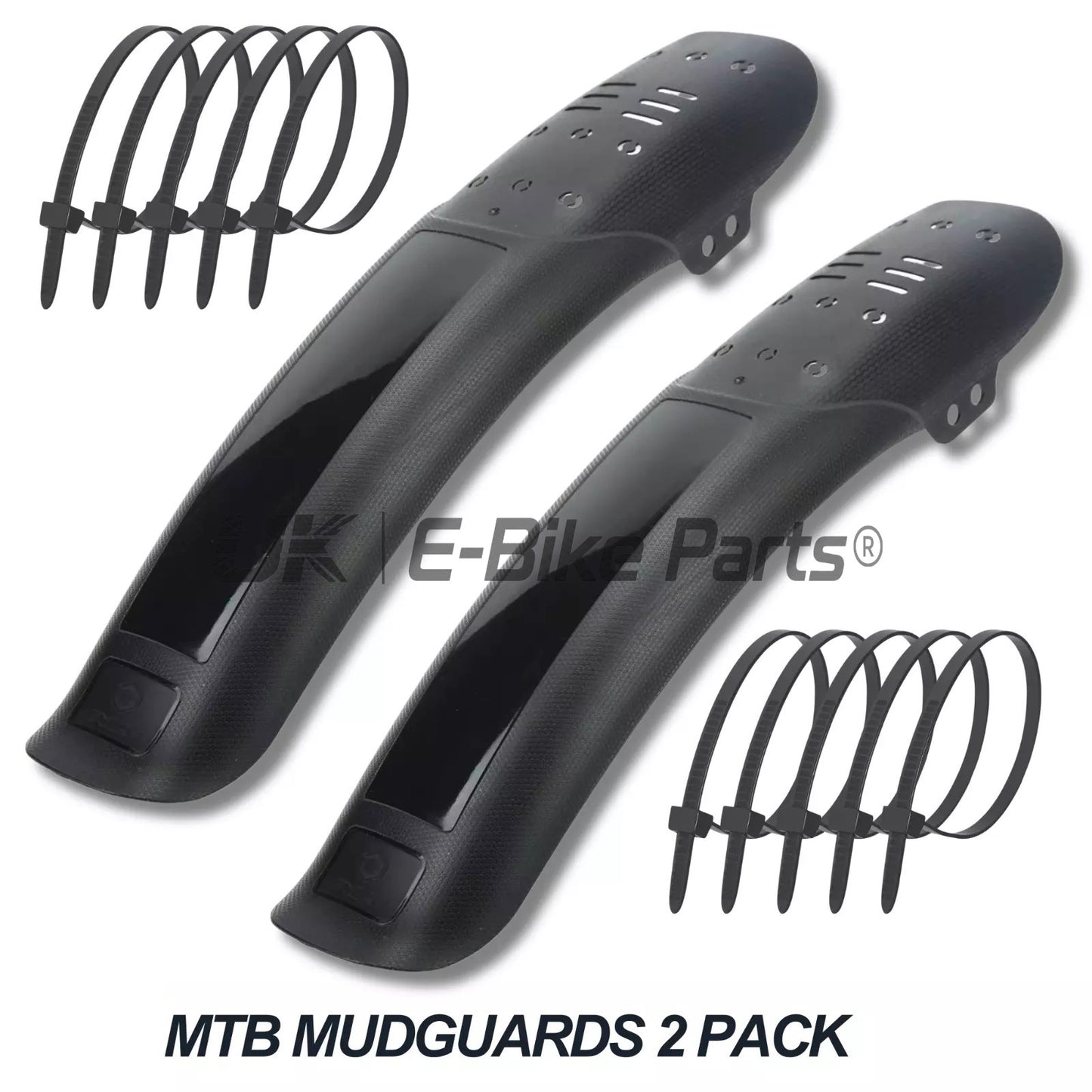 MTB Mudguards Front Rear 2 Pack Mudhugger Fender Universal Fit 26″ 27.5″ 29″