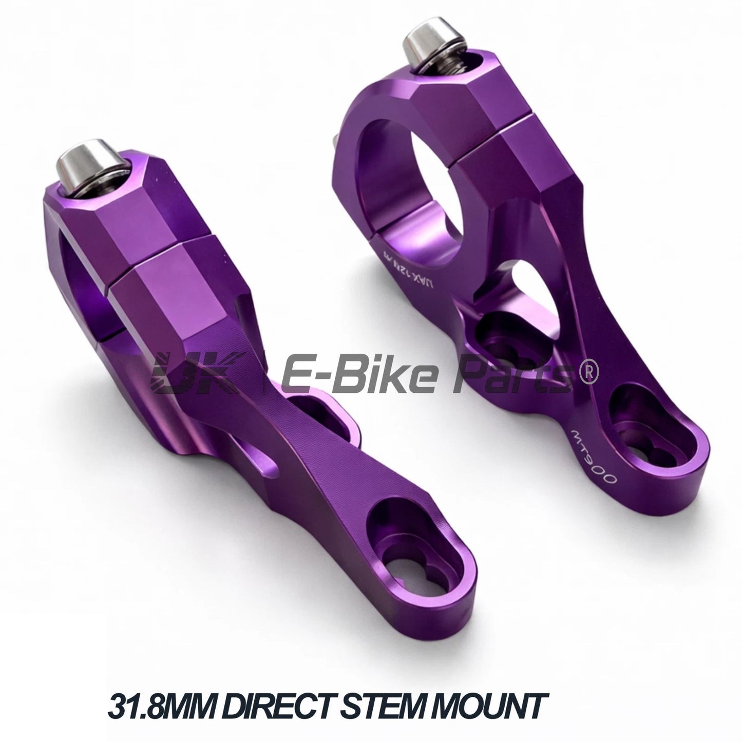 Direct Mount Stem CNC Alloy 31.8mm Anodized Purple MTB Downhill BMX Bike Stem
