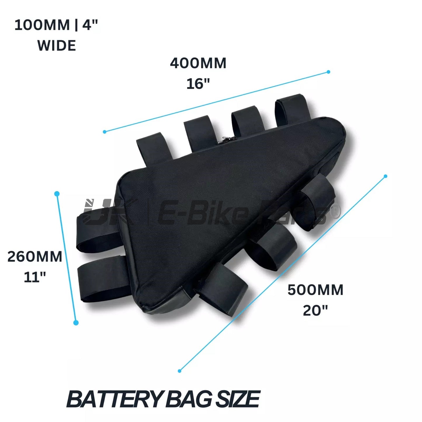Ebike Battery Storage Triangle Bag Medium Large One Size Heavy Duty High Quality