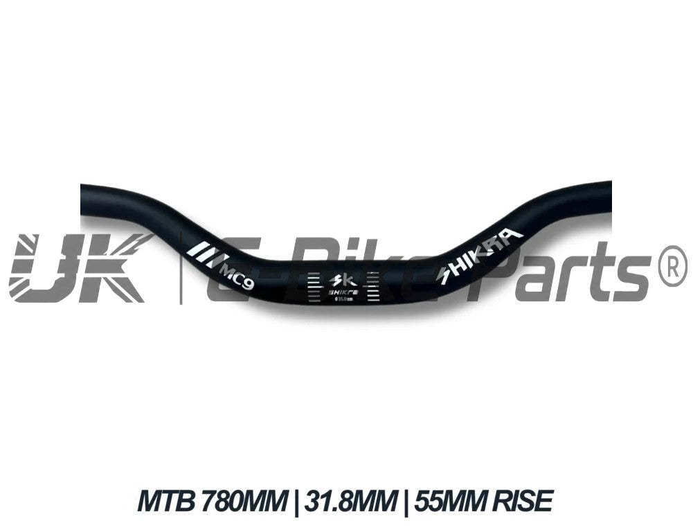 High Rise Handlebar 780mm Wide 55mm Rise 31.8mm Stem EBike Surron Talaria Bars