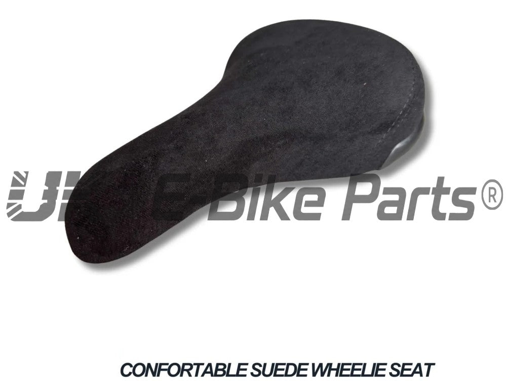 Bicycle Saddle Seat Suede Wheelie Seat Bike MTB BMX Life Ebike Strong Durable