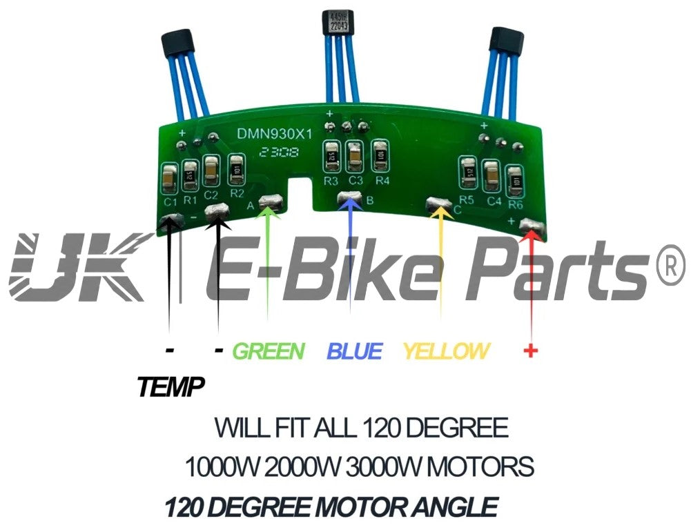 EBike Hall Sensor Electric Motor Circuit Board PCB 4451H 441F Plate 1KW 2KW 3K