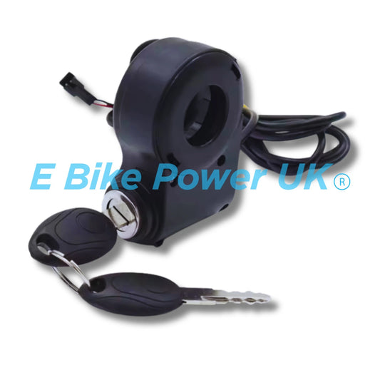 E Bike Ignition Key On Off Handlebar Fitment Ebike Security 2 Switch 2 Pin SM