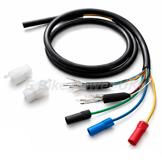 3000W Hub Motor Cable Replacement 10mm Thick 120cm Long XT150 Daul Hall