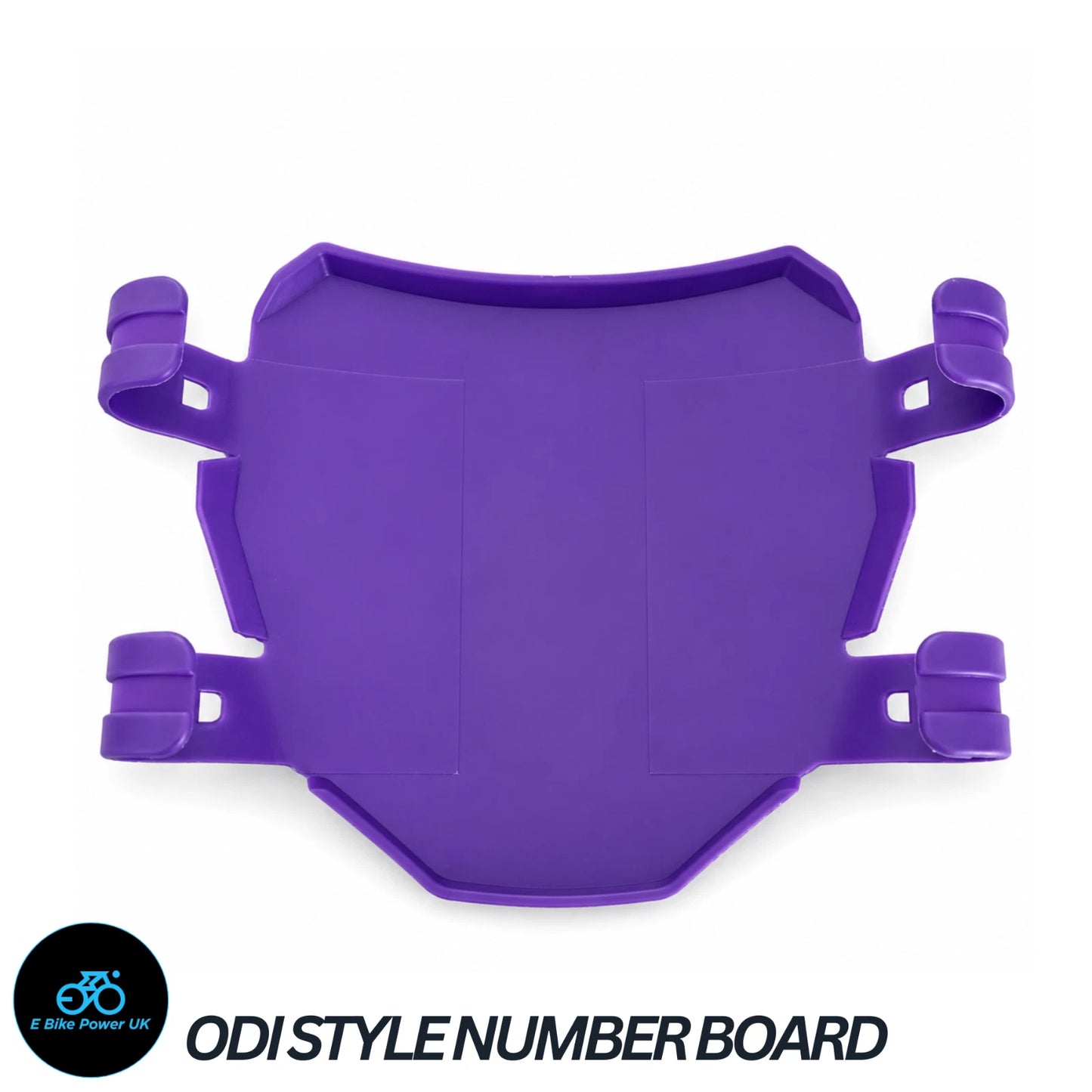 ODI Style Purple Number Board MTB EBike Surron Talaria KKE Fox 35 40 Universal