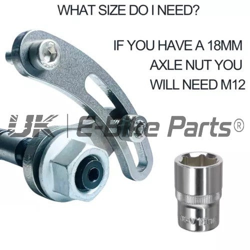 Heavy Duty Universal Torque Arm 6mm Thick Stainless Steel M12 M14 Axle Fitment