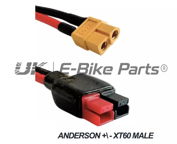 Anderson to XT60 Connector Cable EBike Battery Extension Battery Adaptor 12AWG