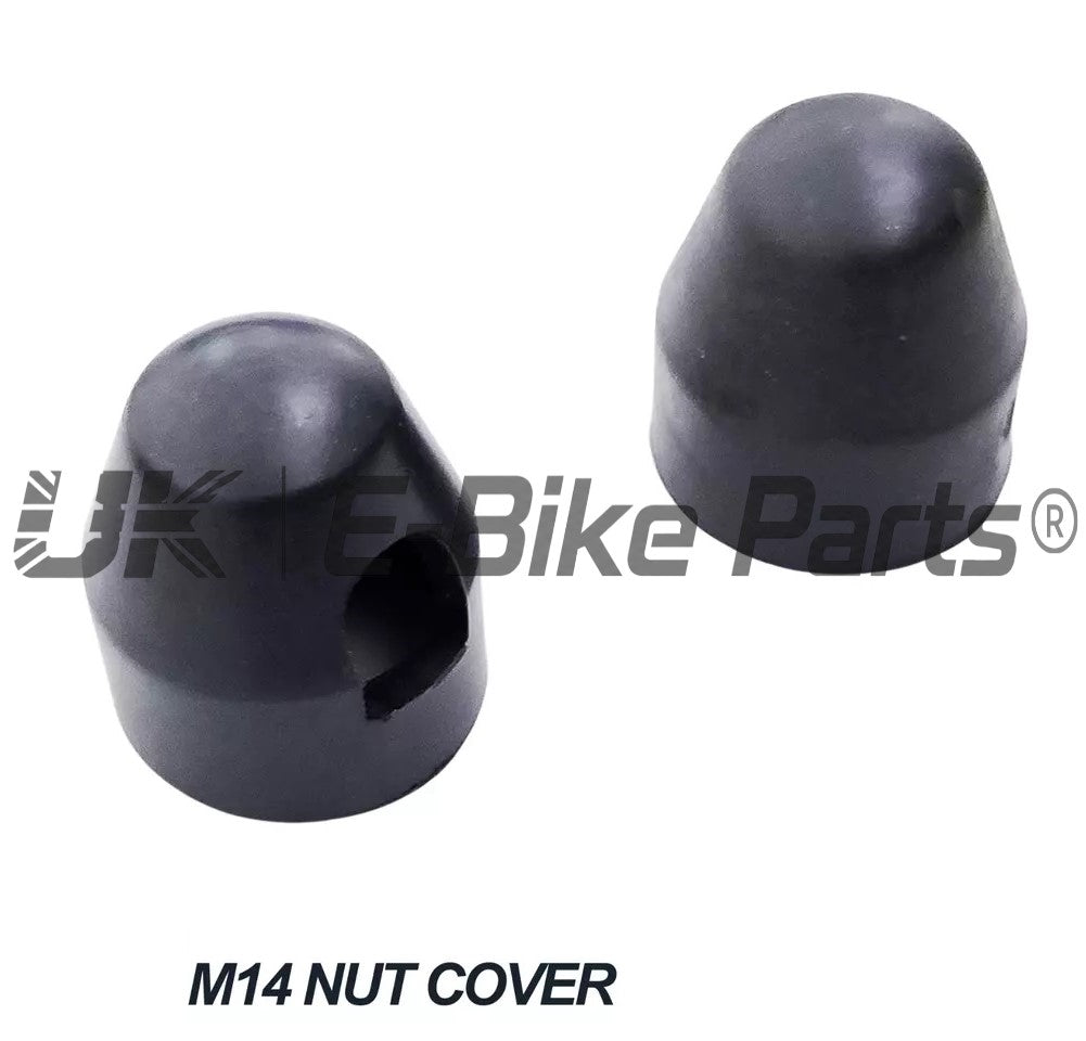 E Bike Hub Motor Axle M14 Lock Flange Nut Washer Spacer Nut Cover Hall Kits Set