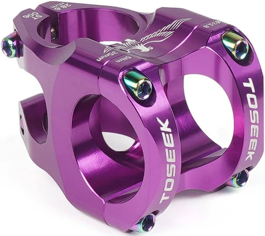MTB Bike Stem Aluminum Alloy Ultralight High Strength Short 35mm/31.8mm