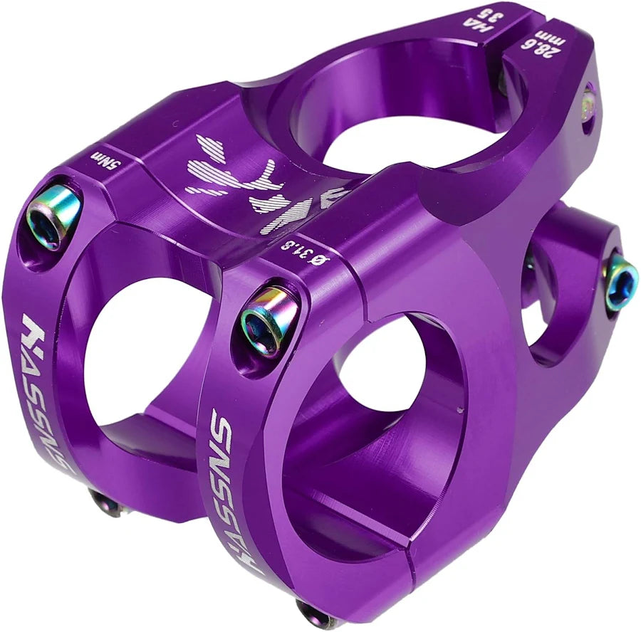 MTB Bike Stem Aluminum Alloy Ultralight High Strength Short 35mm/31.8mm